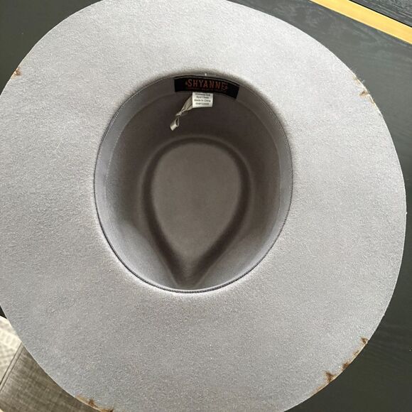 Shyanne Women’s Gray Western Hat Hand Painted Floral Sunflower Boho O/S - Picture 6 of 8